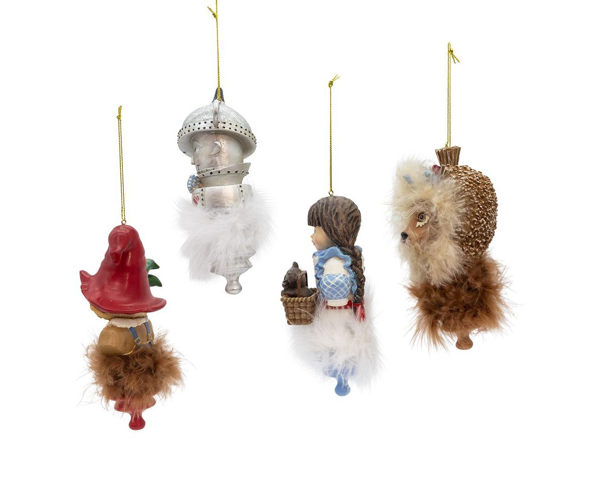 6-Inch Holly Hats Wizard Of Oz Boxed Set Ornaments