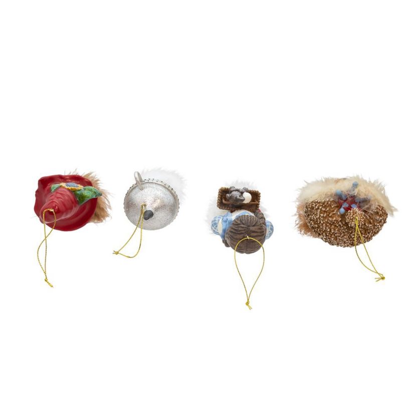 6-Inch Holly Hats Wizard Of Oz Boxed Set Ornaments