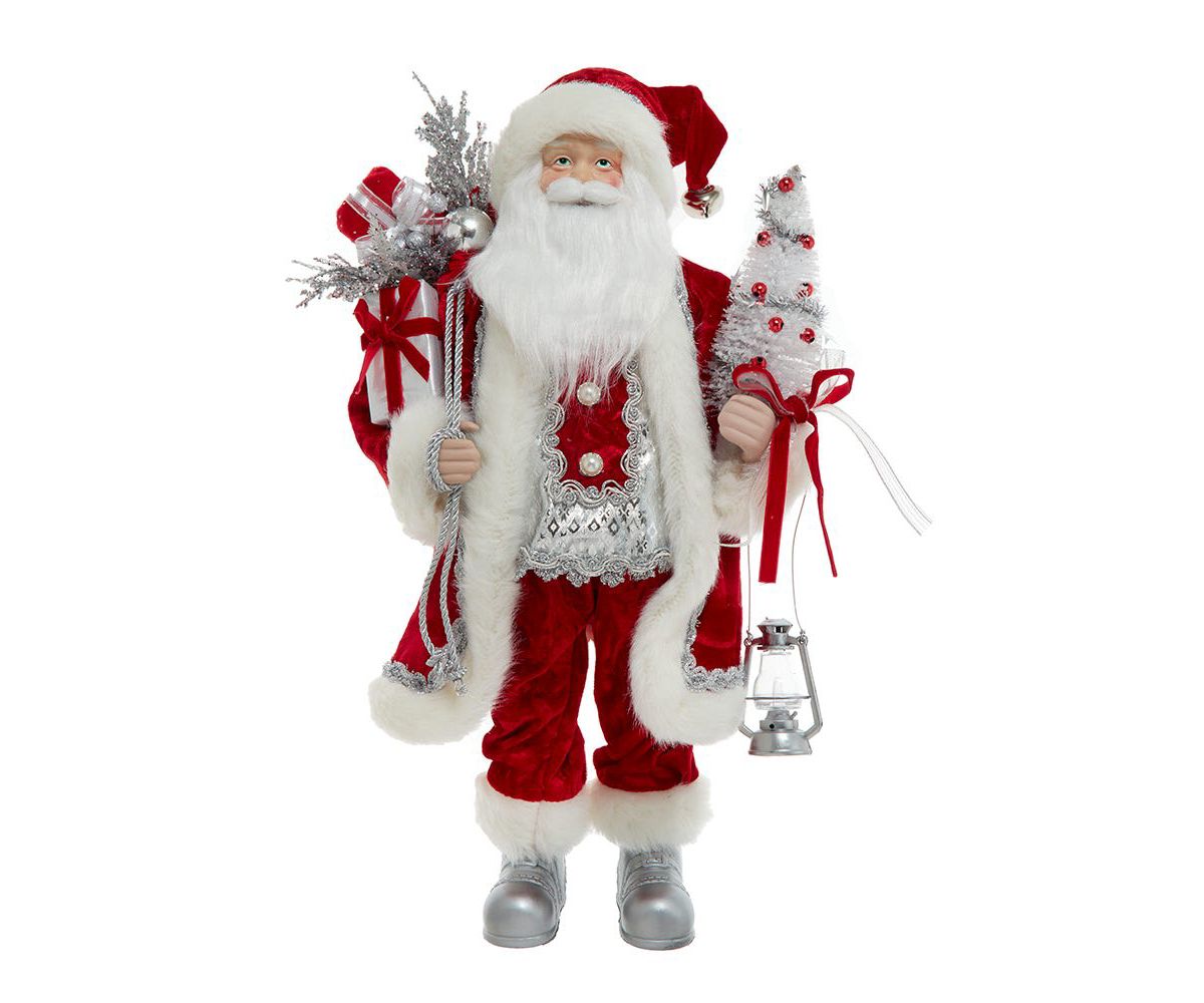 Kurt Adler 18-Inch Red and Silver Santa