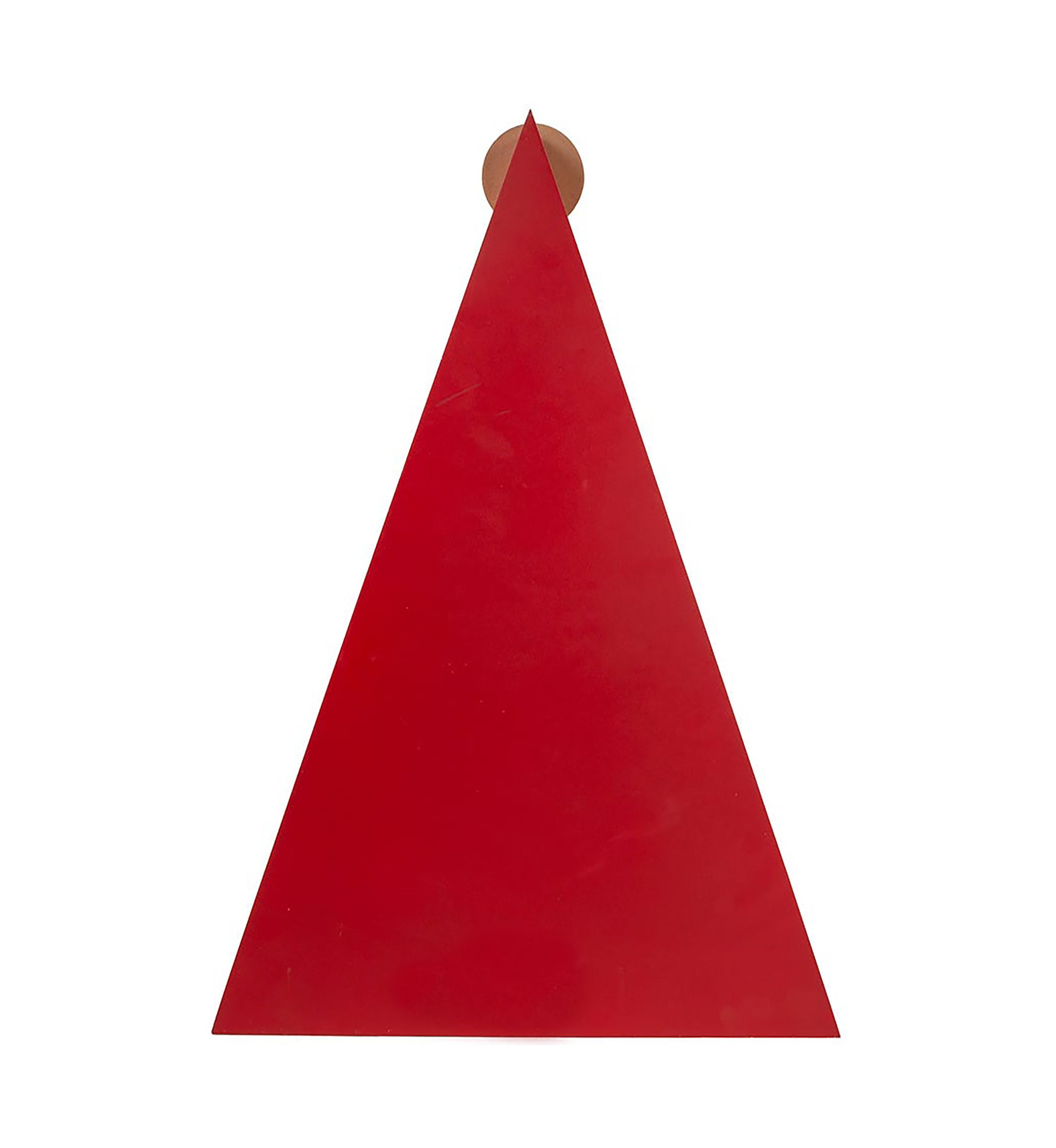 19.7-Inch Triangular Santa Head Advent Calender