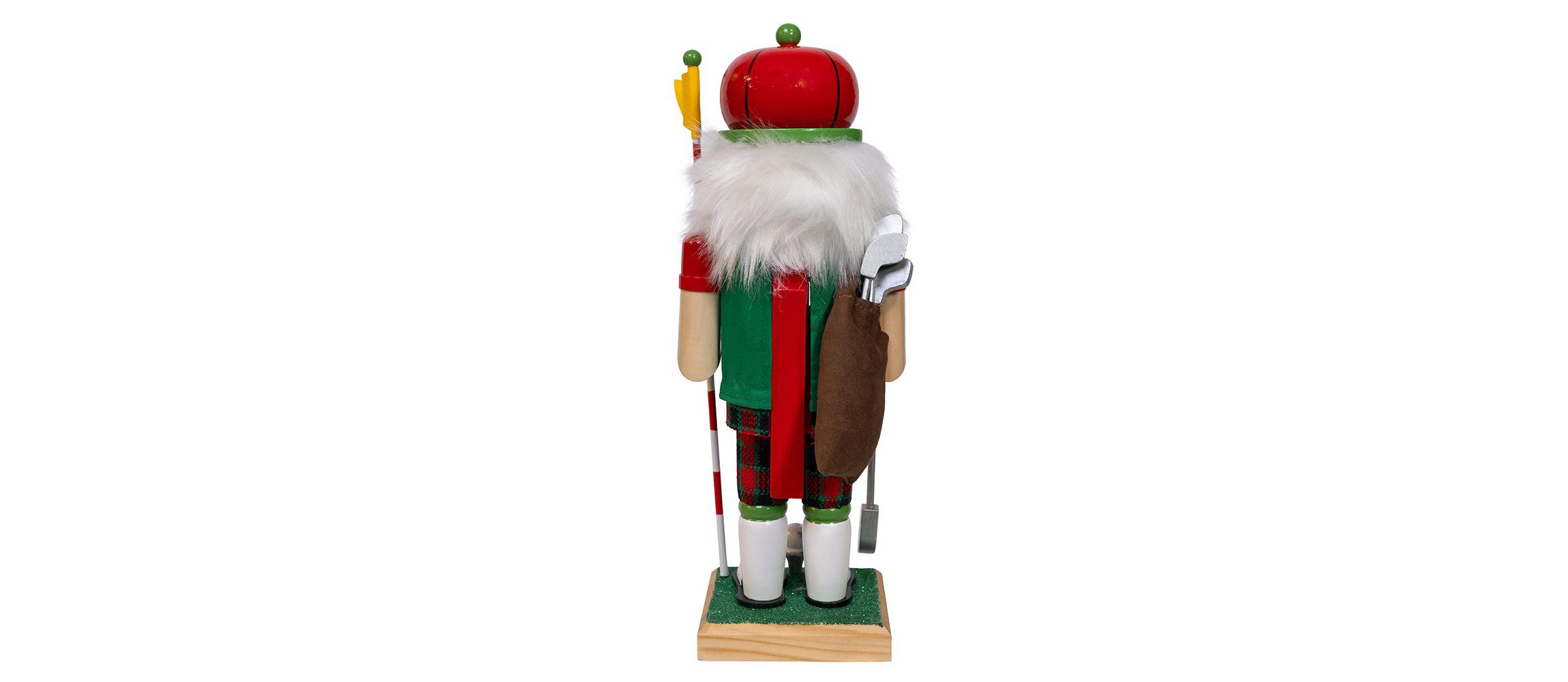 12-Inch Wooden Golf Nutcracker