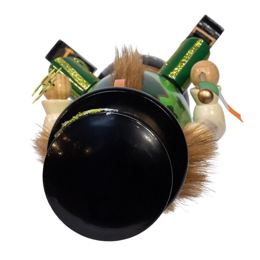 12-Inch Wooden -InchI-Footm A Wee Bit Irish-Inch Nutcracker on Pot O-Foot Gold