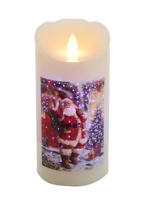Kurt S. Adler LED Santa Wax Candle