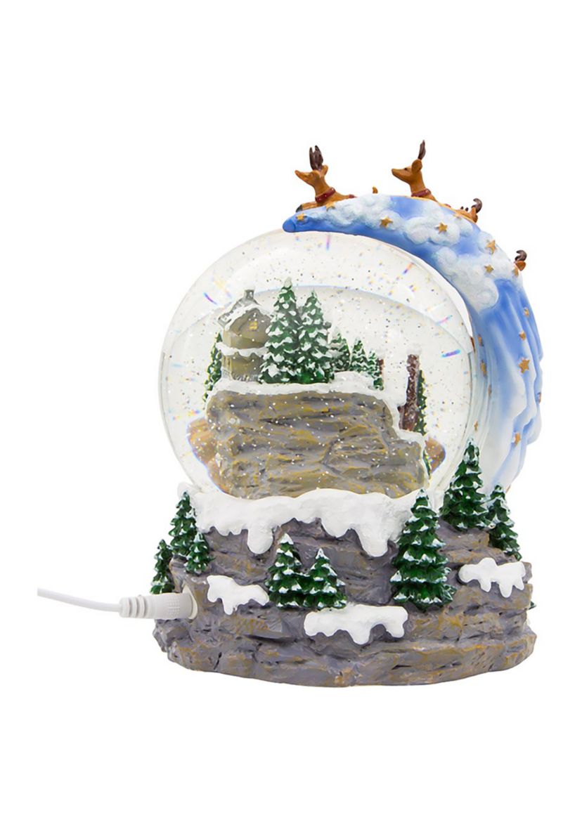 Santa and Sled Waterglobe