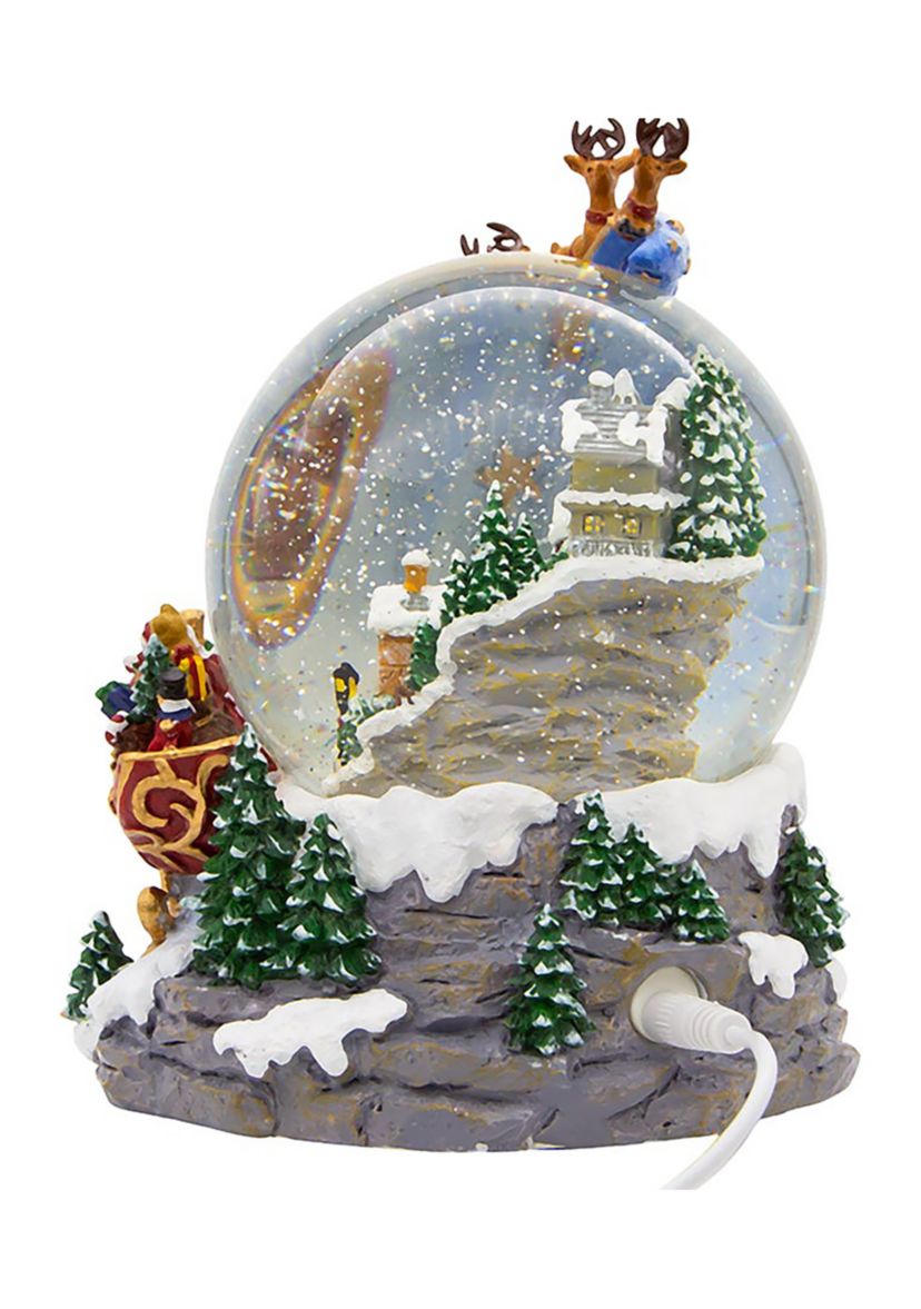 Santa and Sled Waterglobe