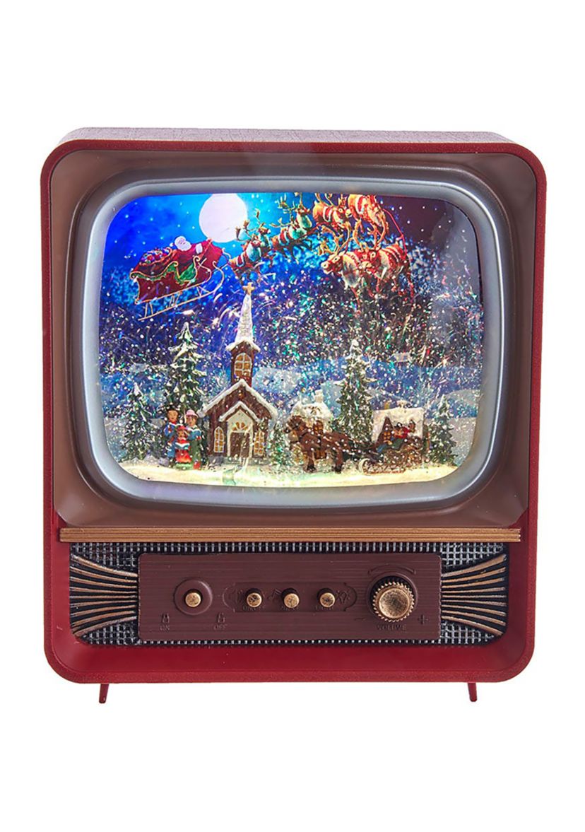 Musical Santa TV Lantern