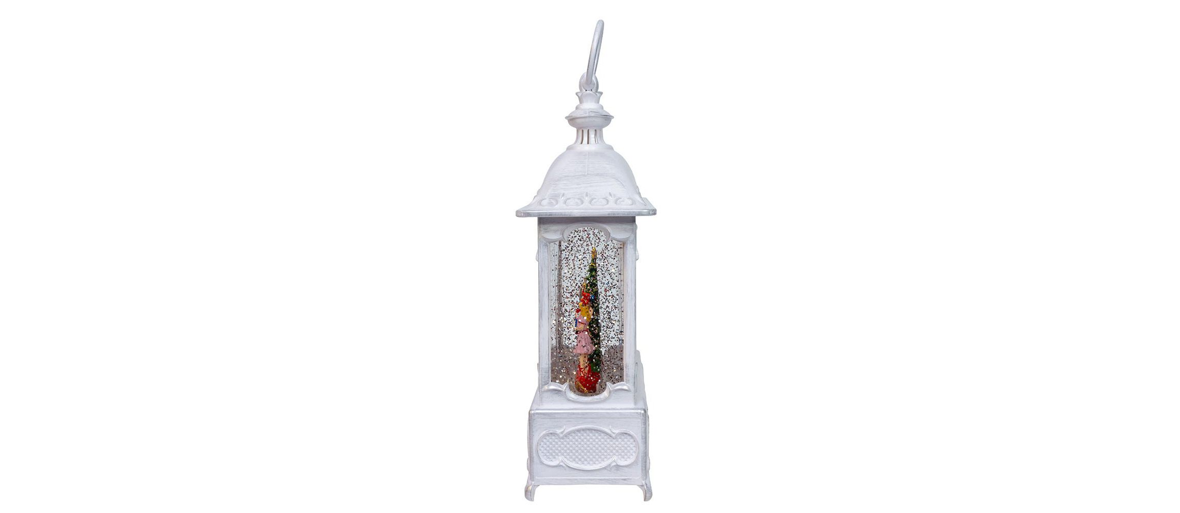 10.25-Inch Battery-Operated USB LED Lighted Nutcracker Suite Water Lantern