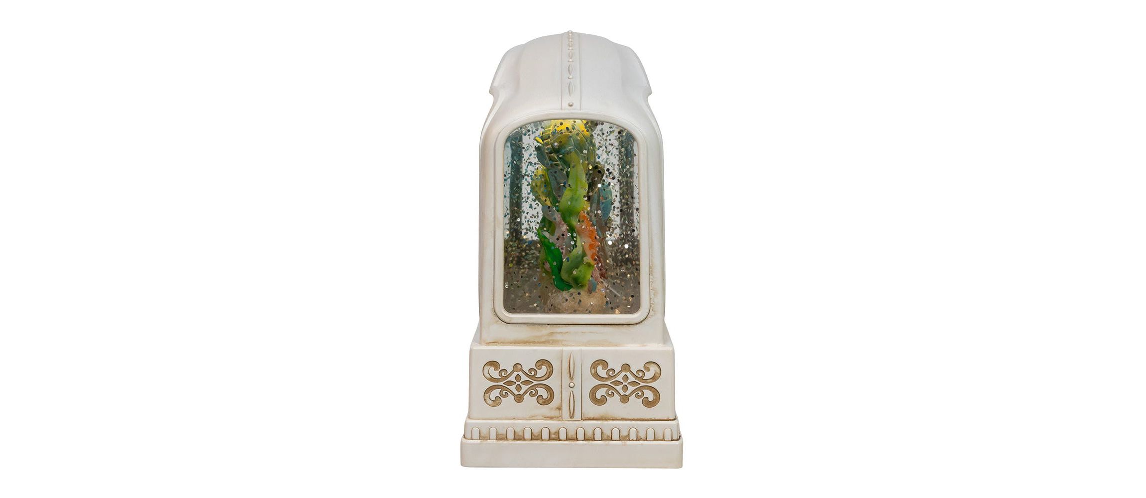 6-Inch Battery Operated USB LED Lighted Marine Scene Water Lantern