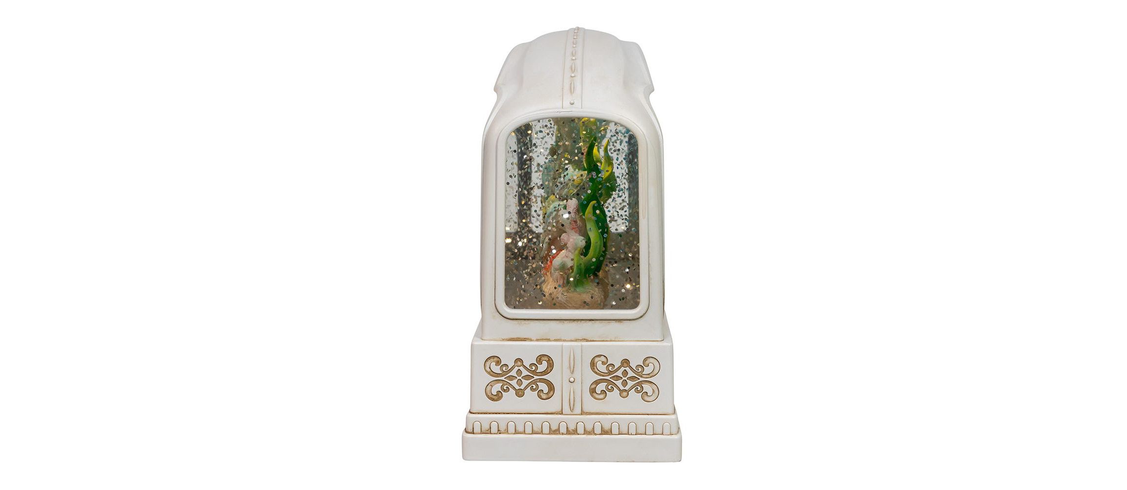 6-Inch Battery Operated USB LED Lighted Marine Scene Water Lantern