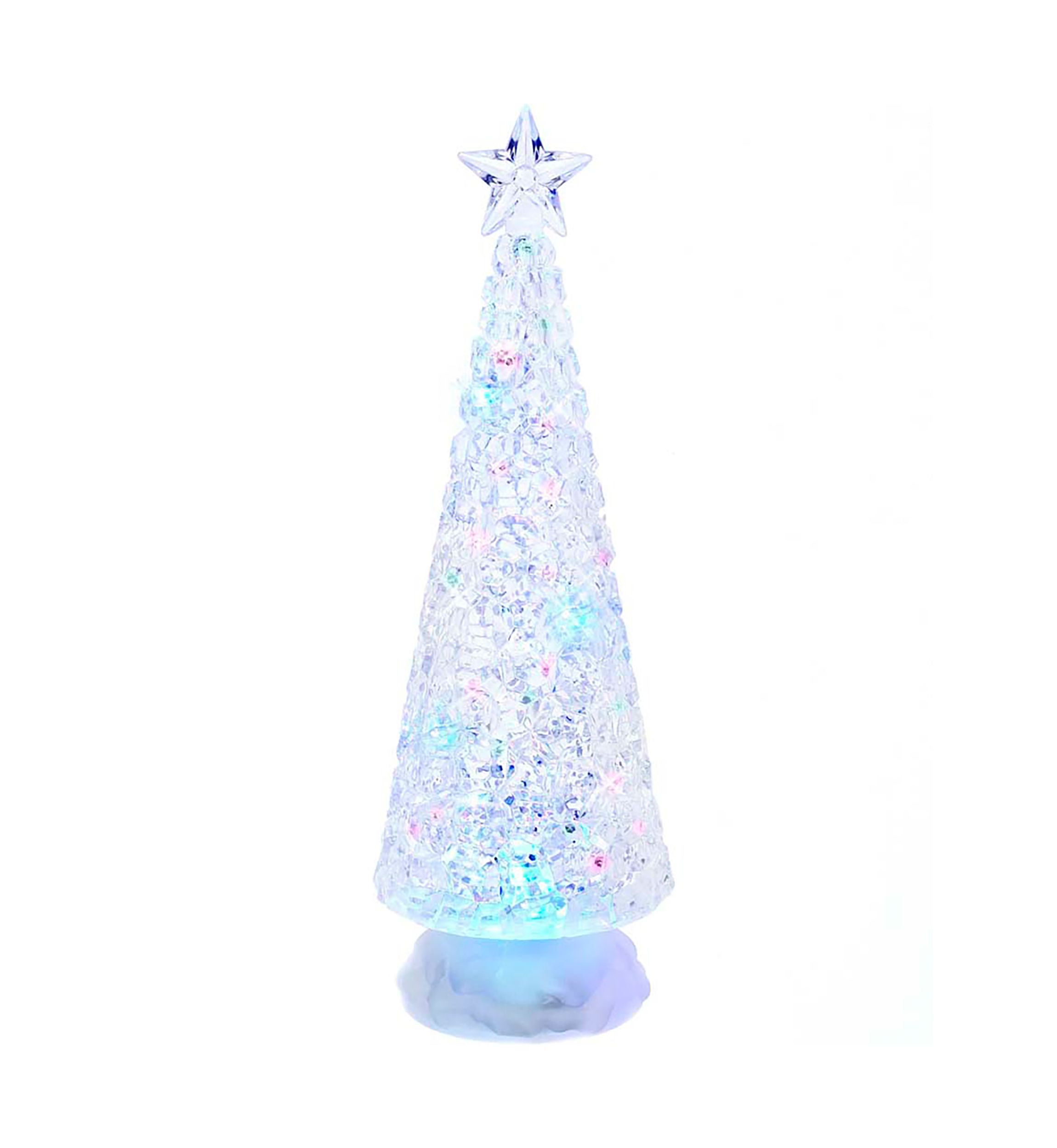 LED Lit Tree with Water Table Piece
