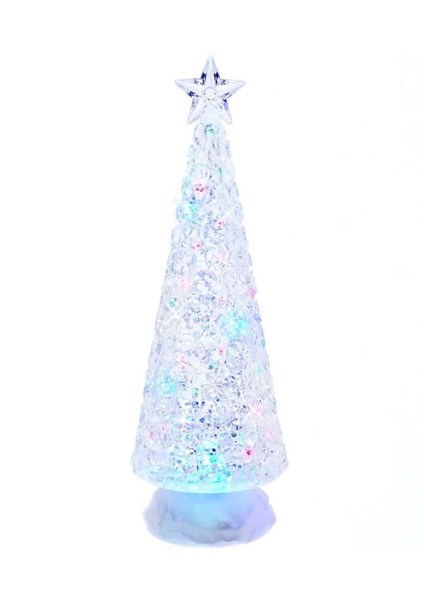 LED Lit Tree with Water Table Piece