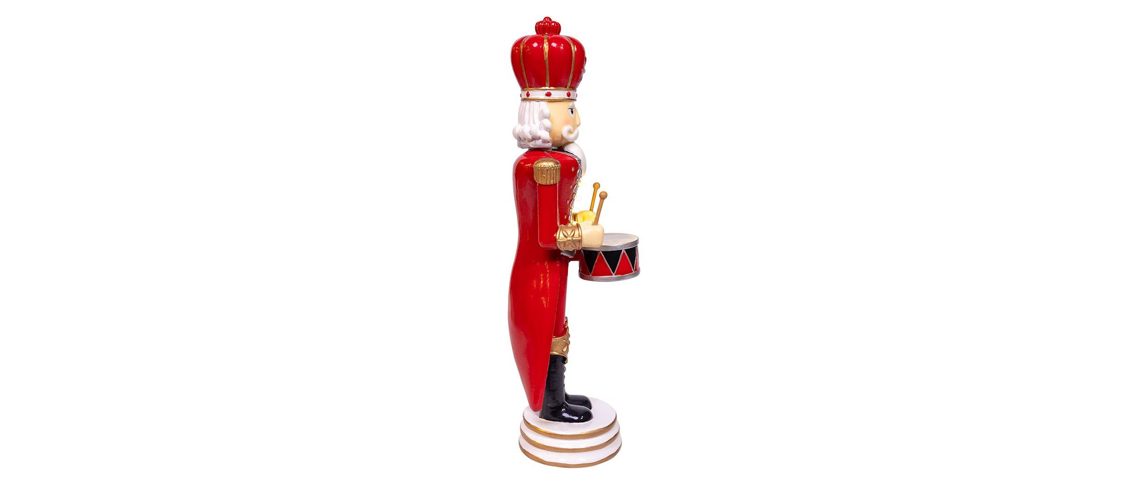 12In. Battery Operated Lighted King Nutcracker Table Piece