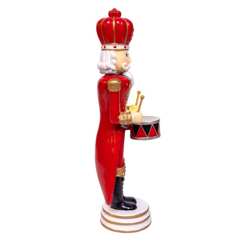 12In. Battery Operated Lighted King Nutcracker Table Piece