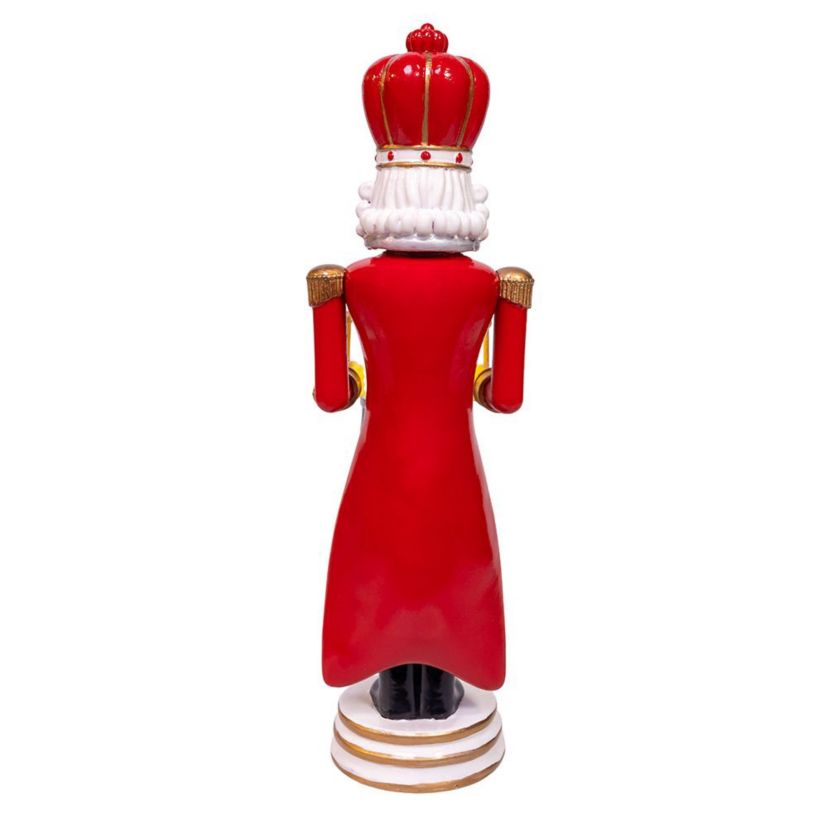 12In. Battery Operated Lighted King Nutcracker Table Piece