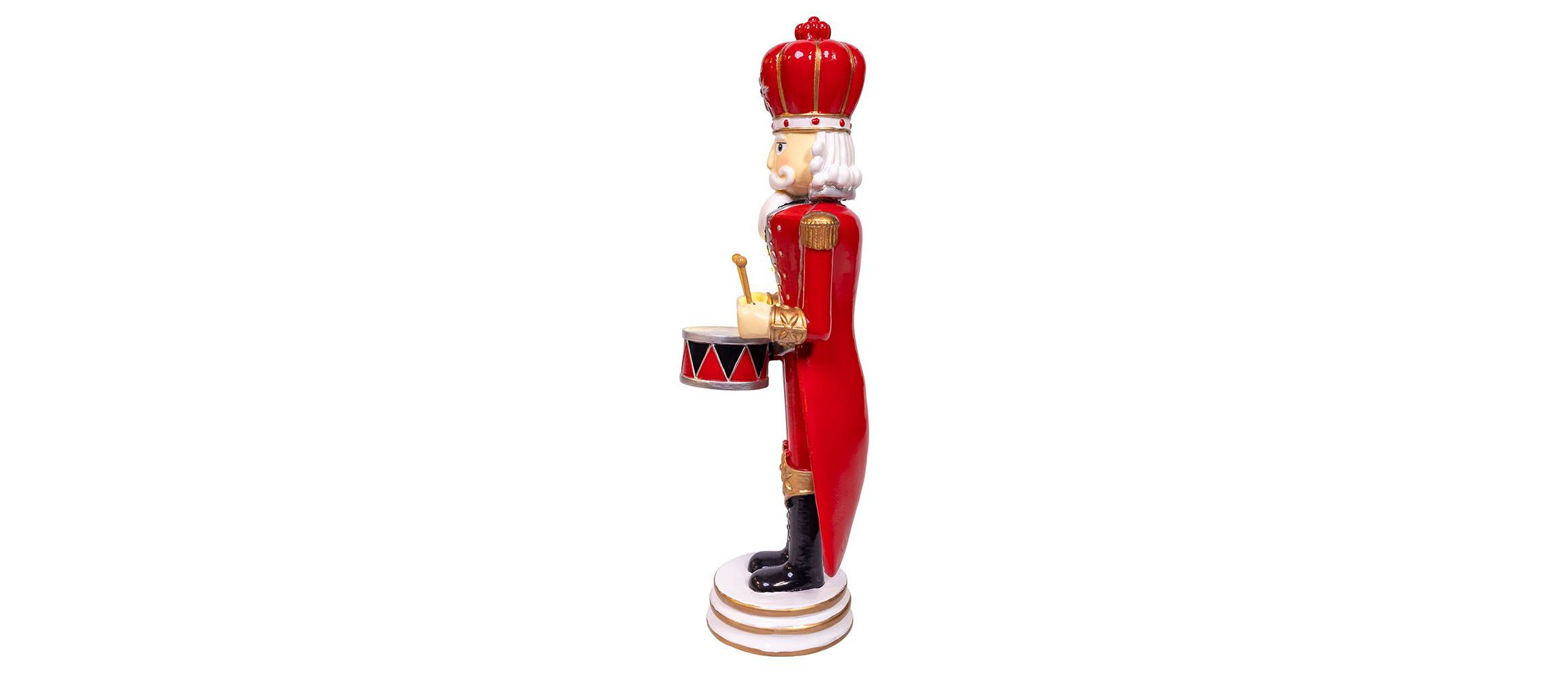 12In. Battery Operated Lighted King Nutcracker Table Piece