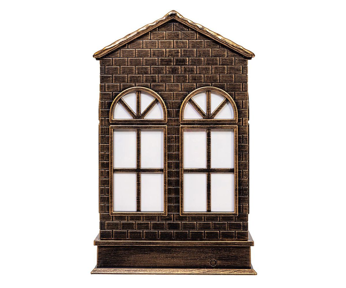 10-Inch Battery-Operated LED Lighted Tree Water Lantern