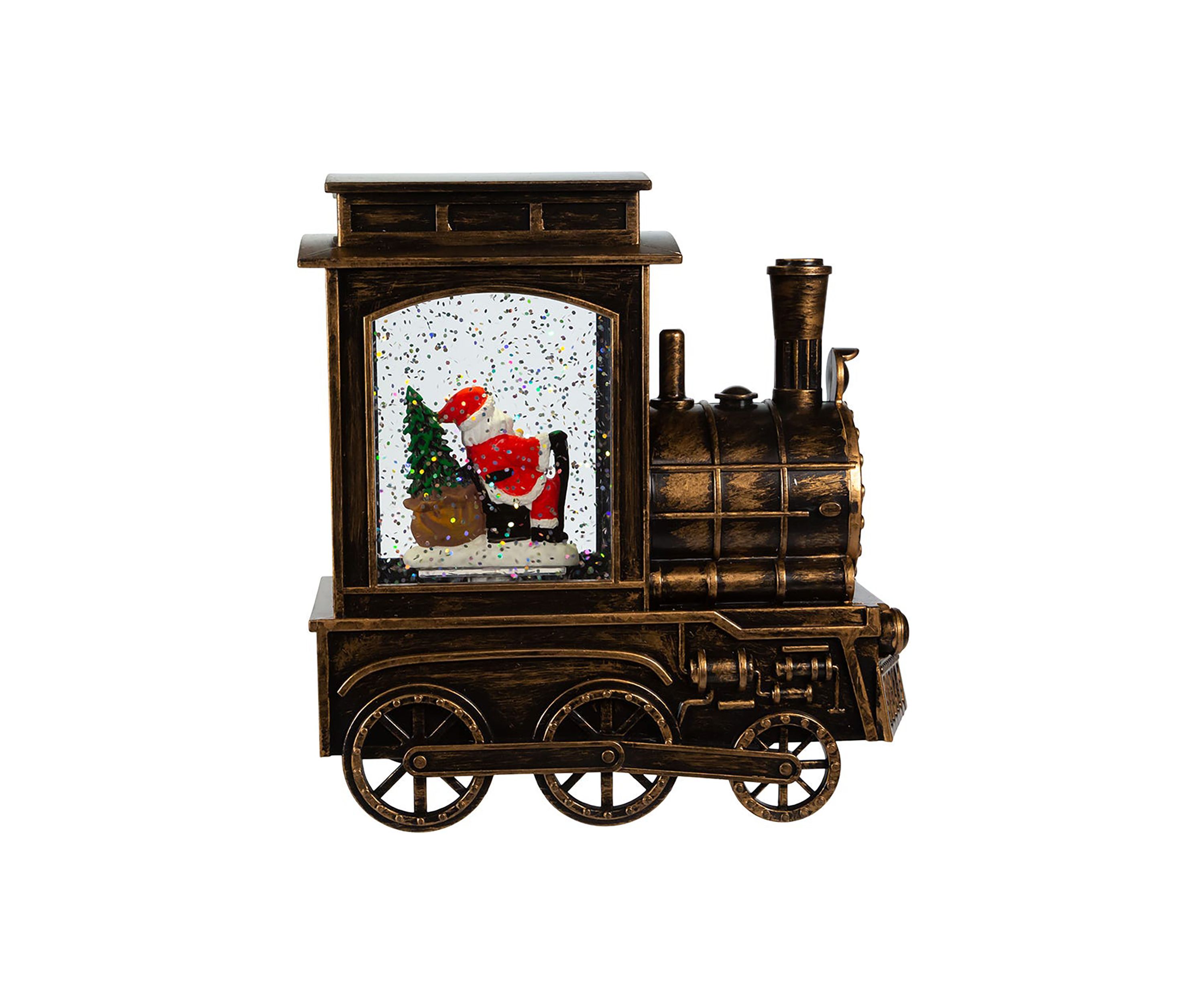 Santa Water Lantern Train