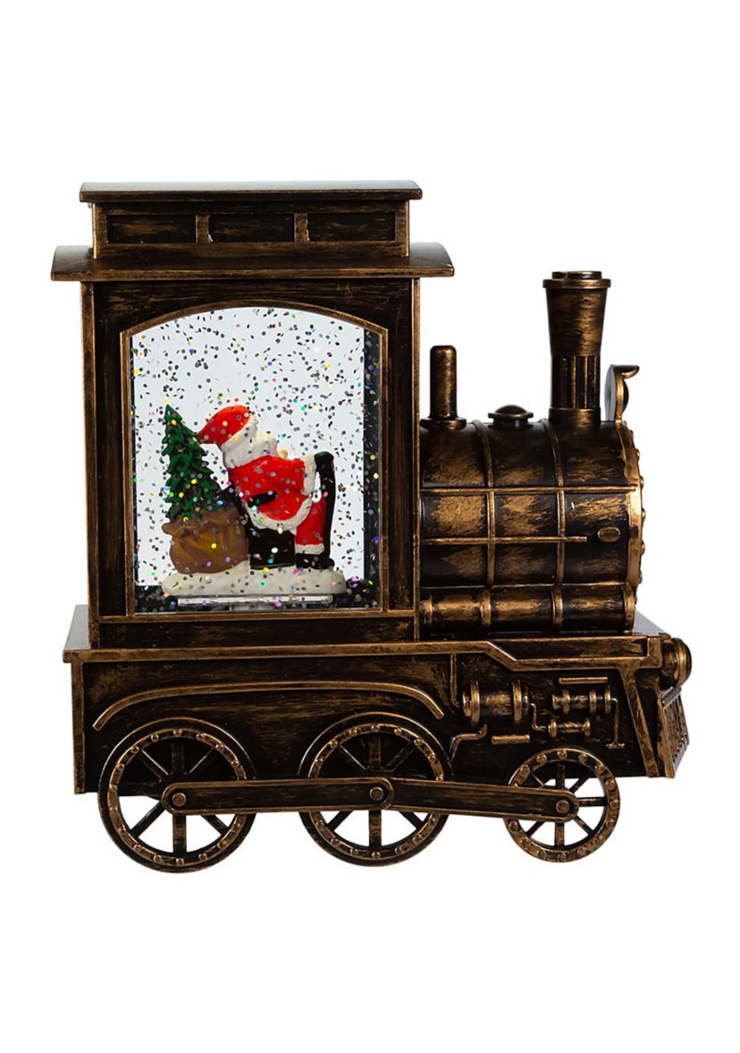 Santa Water Lantern Train