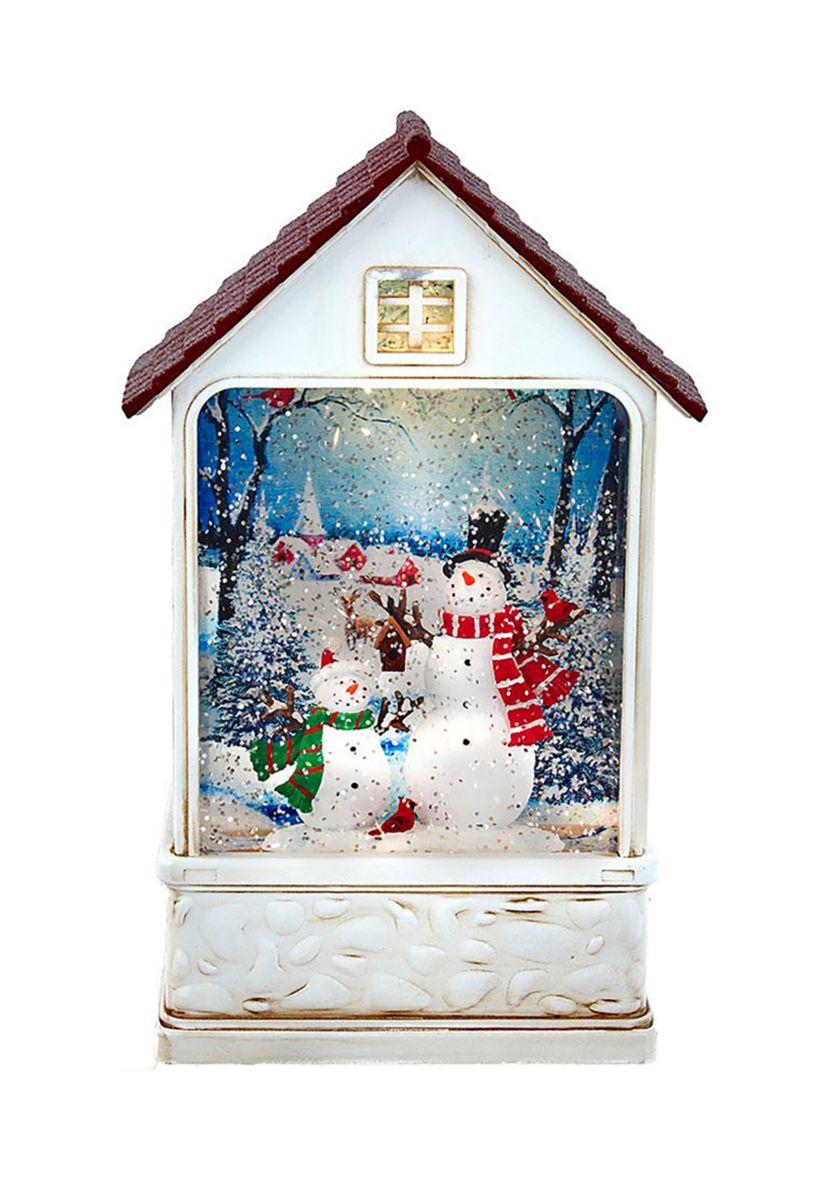 LED Snowman Water Lantern