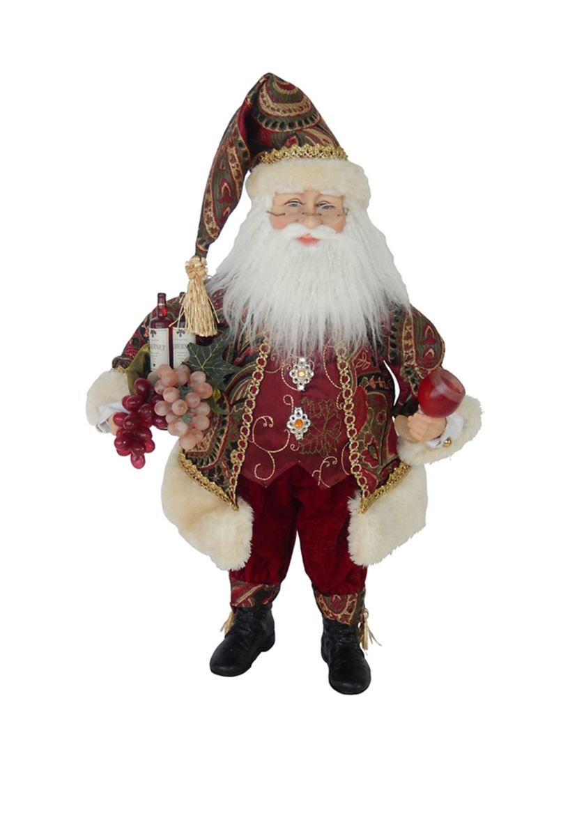 18 Inch Kringle Klaus Wine Santa