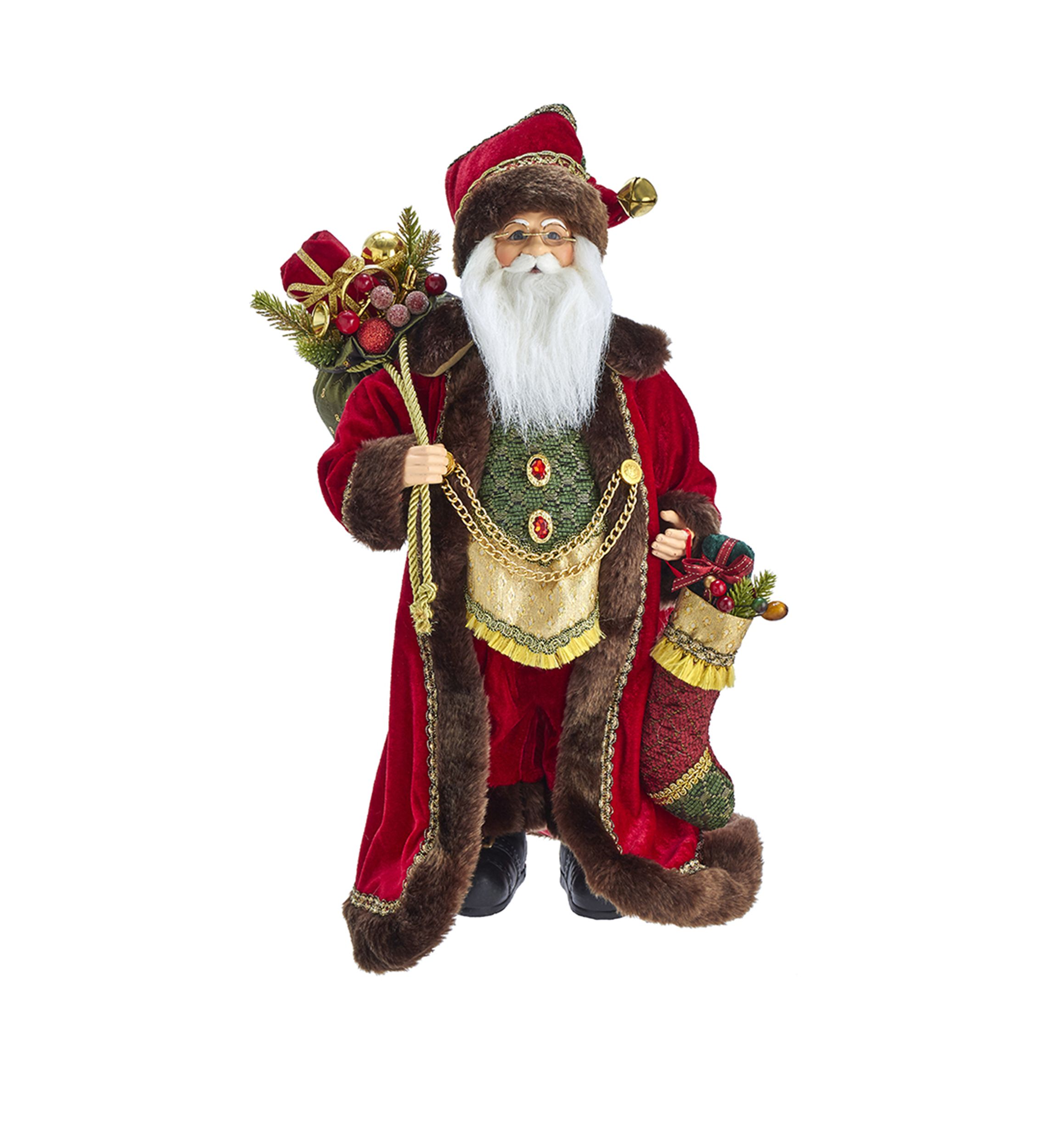 18 Inch Kringle Klaus Elegant Santa