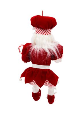 Peppermint Chef Santa