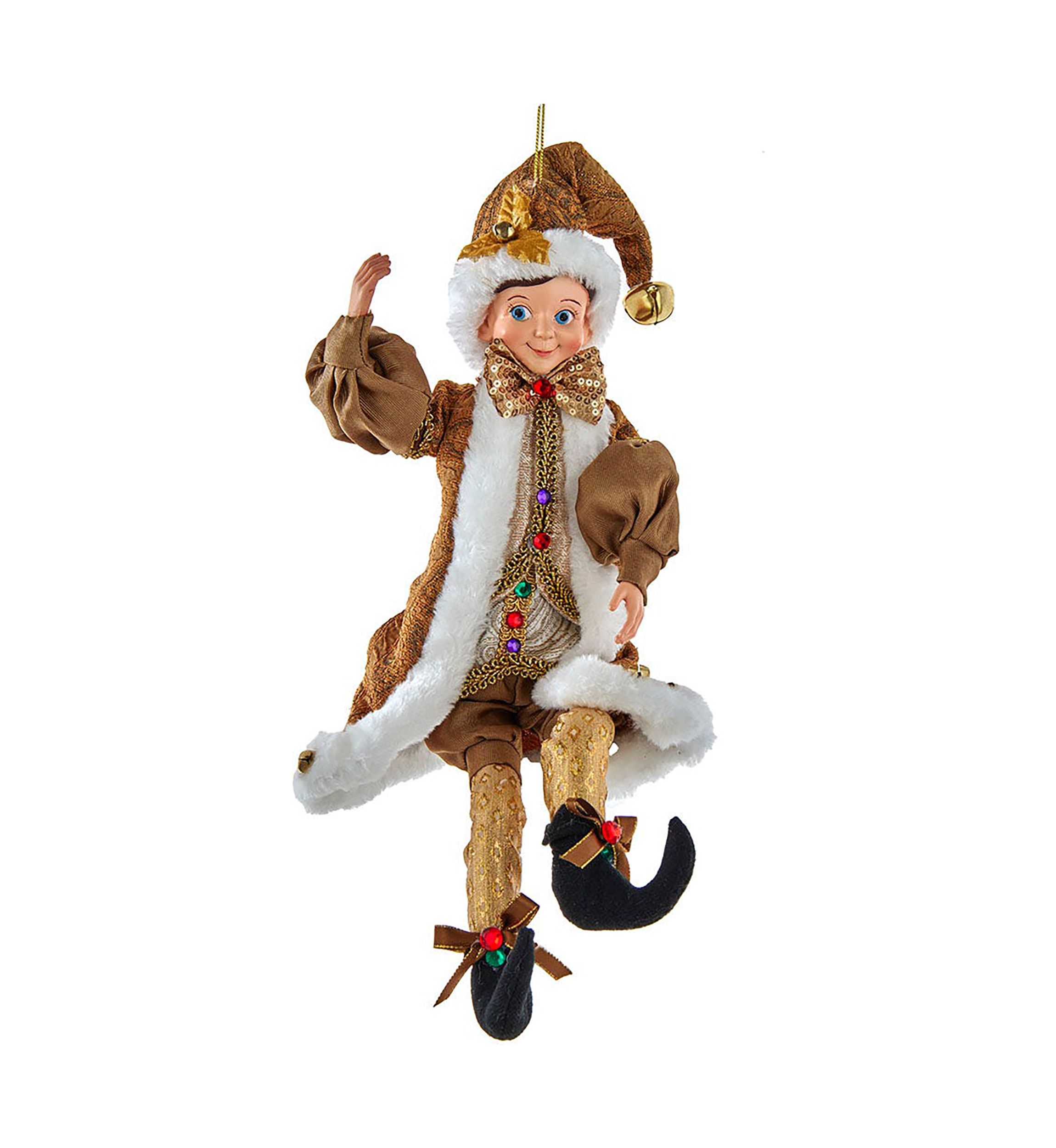 Gold Elf Ornament