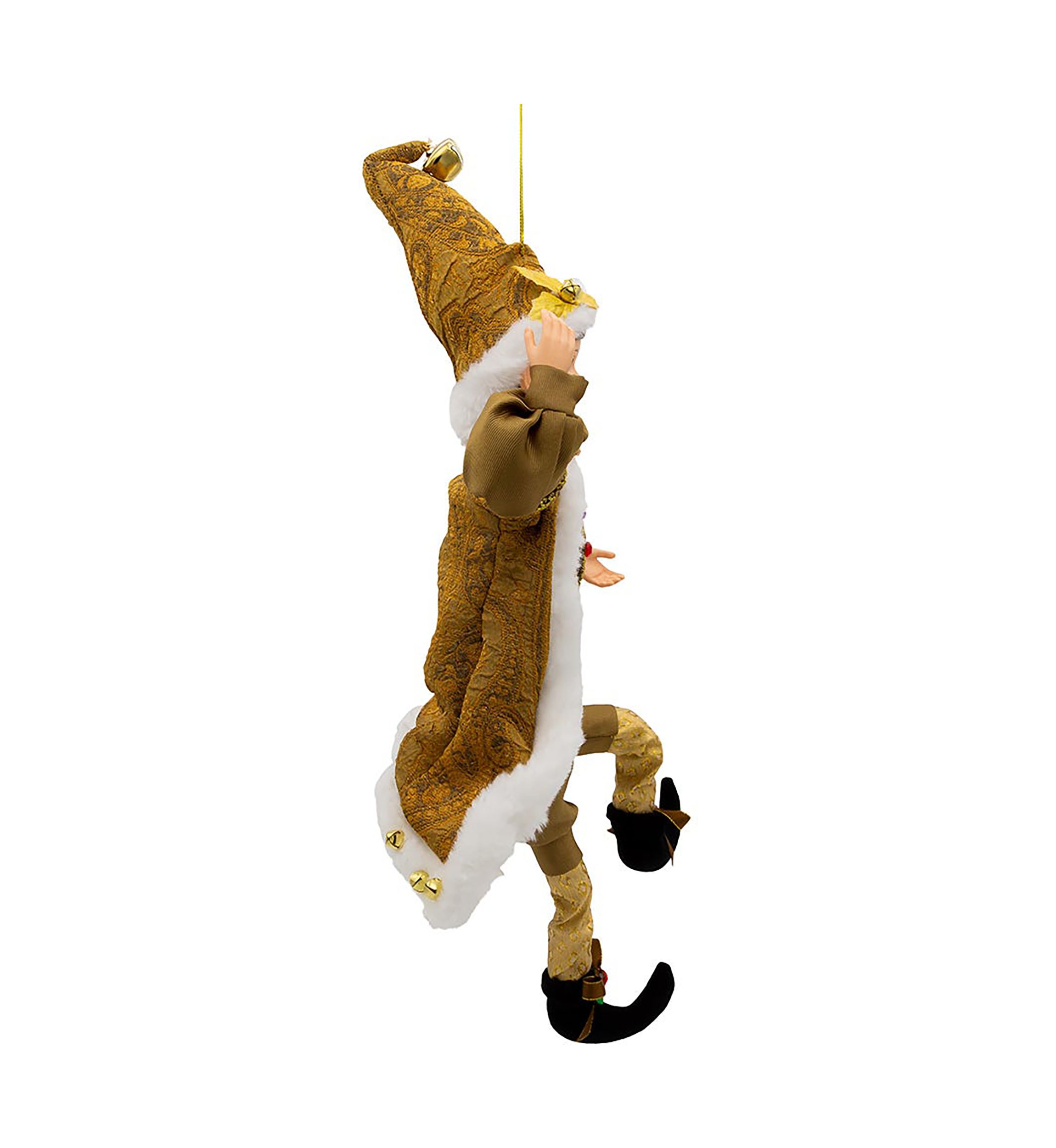 Gold Elf Ornament