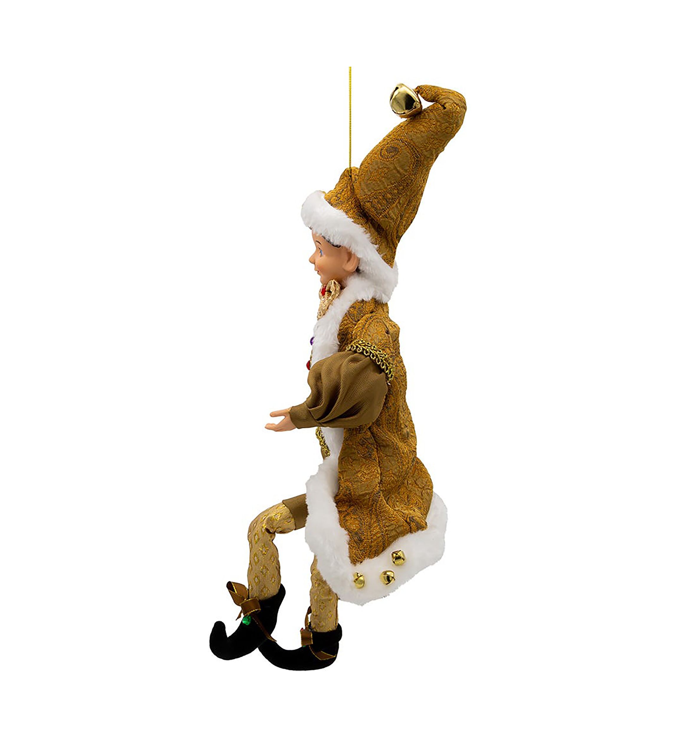 Gold Elf Ornament