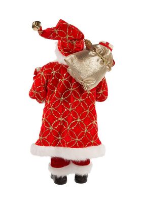 17-Inch Kringle Klaus Red Santa with Gifts