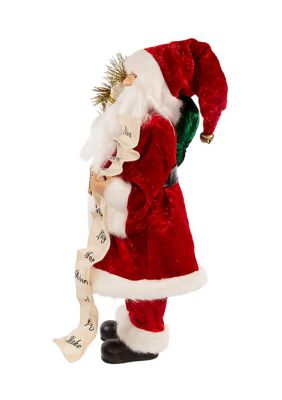 17.25-Inch Kringle Klaus Tradition Santa with List