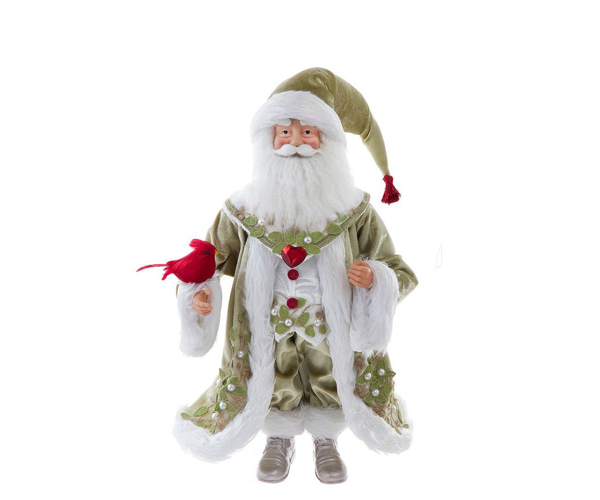 18-Inch Kringles Mistletoe Kisses Santa table piece