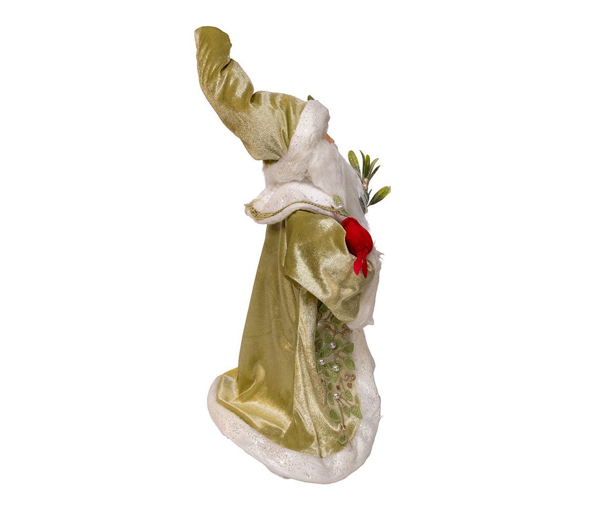 18-Inch Kringles Mistletoe Kisses Santa table piece