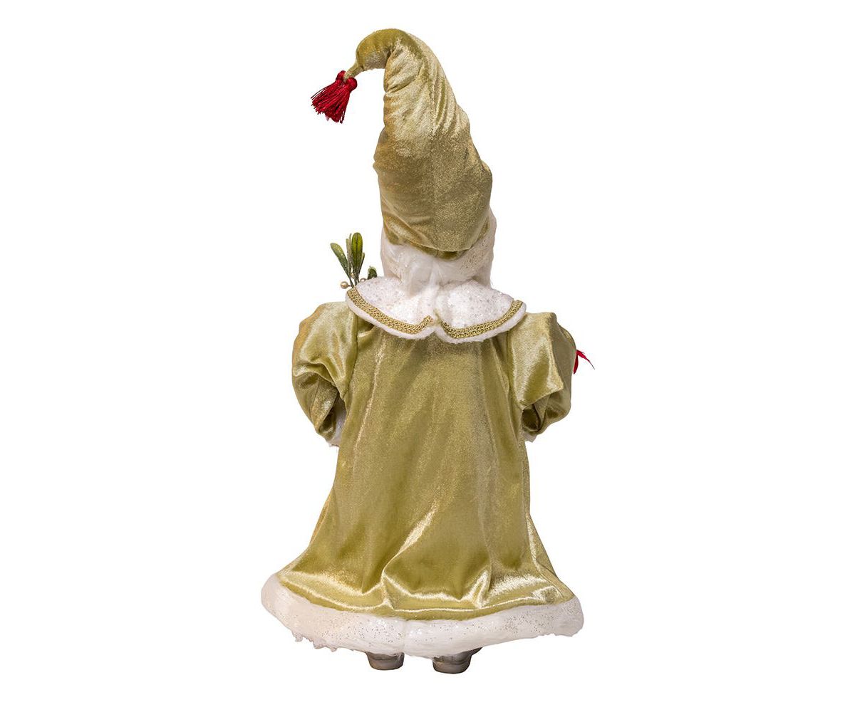 18-Inch Kringles Mistletoe Kisses Santa table piece
