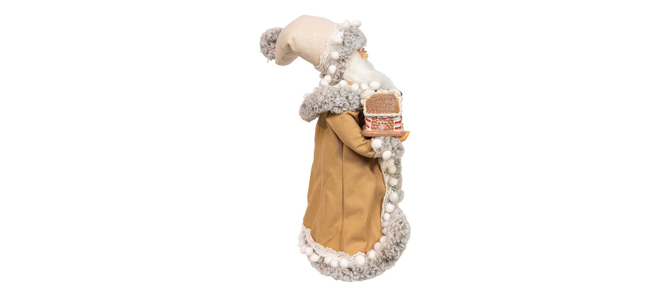17.25-Inch Kringles Standing Gingerbread Santa