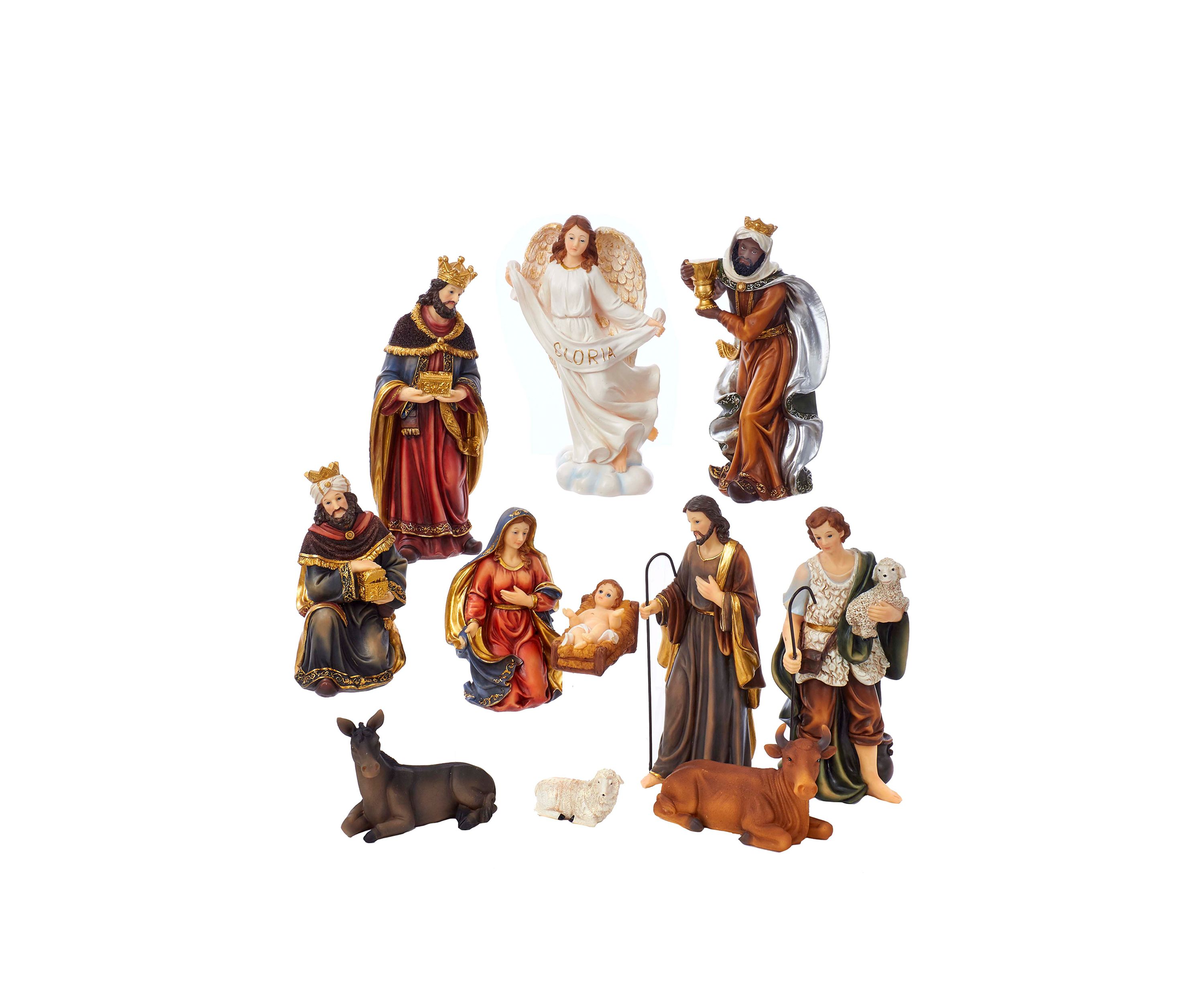 Poly Nativity Table 11-Piece Set