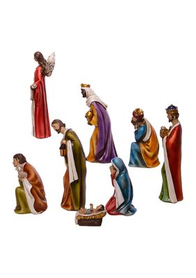 8.5-Inch Resin Nativity Table Set