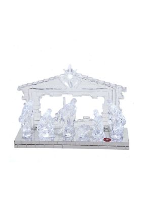 Clear Nativity Scene