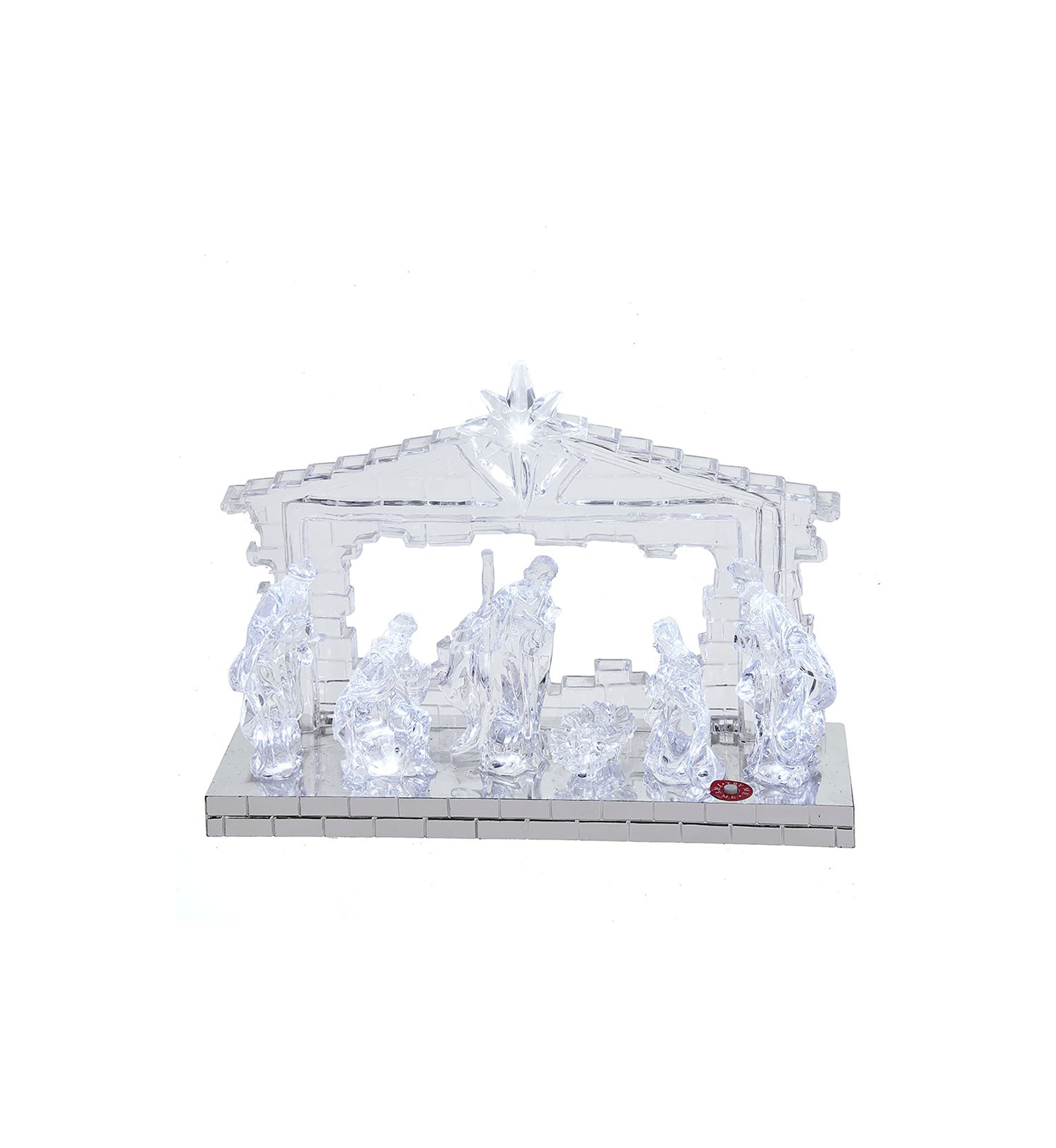 Clear Nativity Scene
