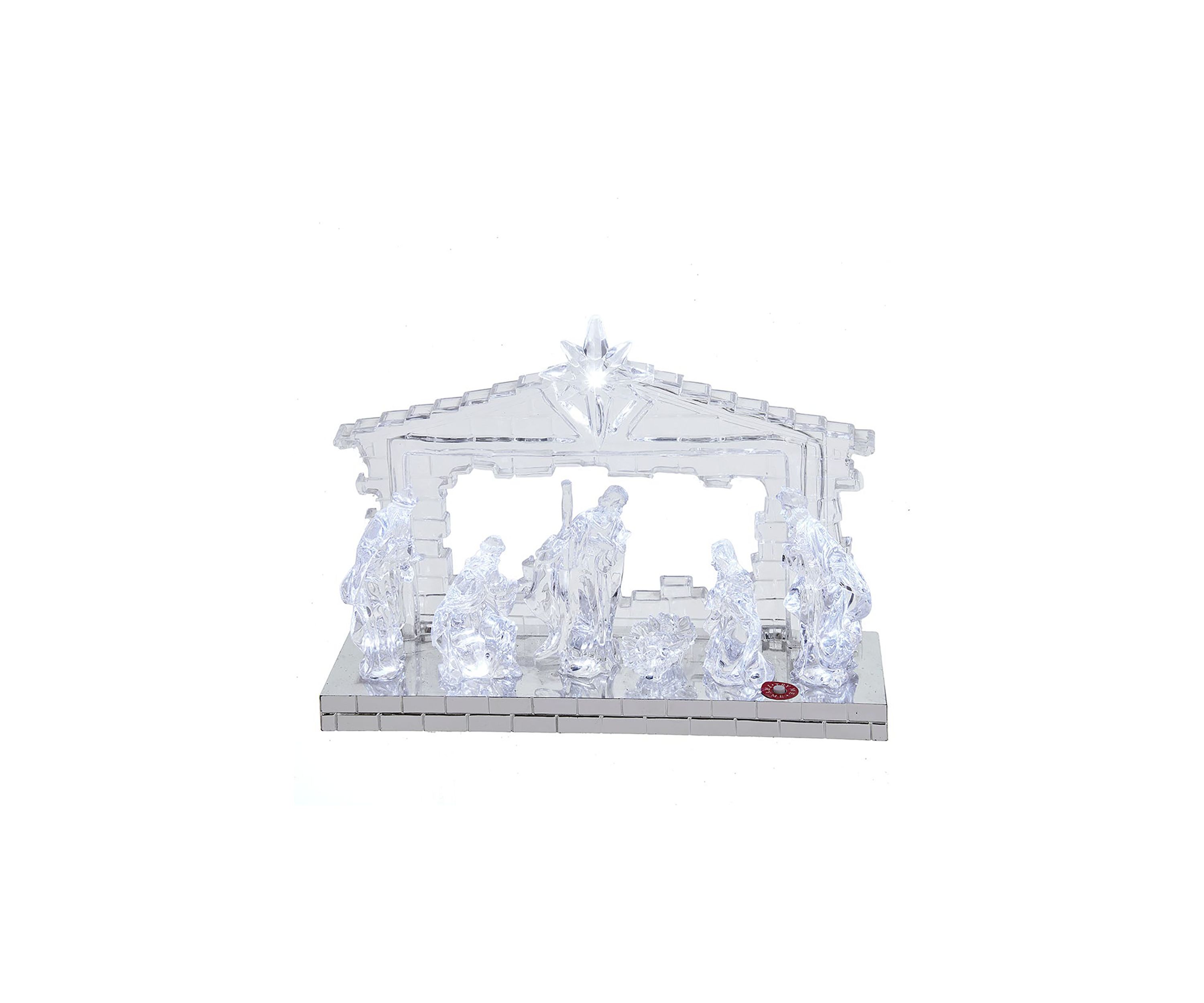 Clear Nativity Scene