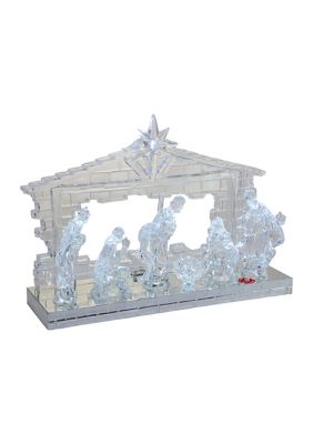 Clear Nativity Scene