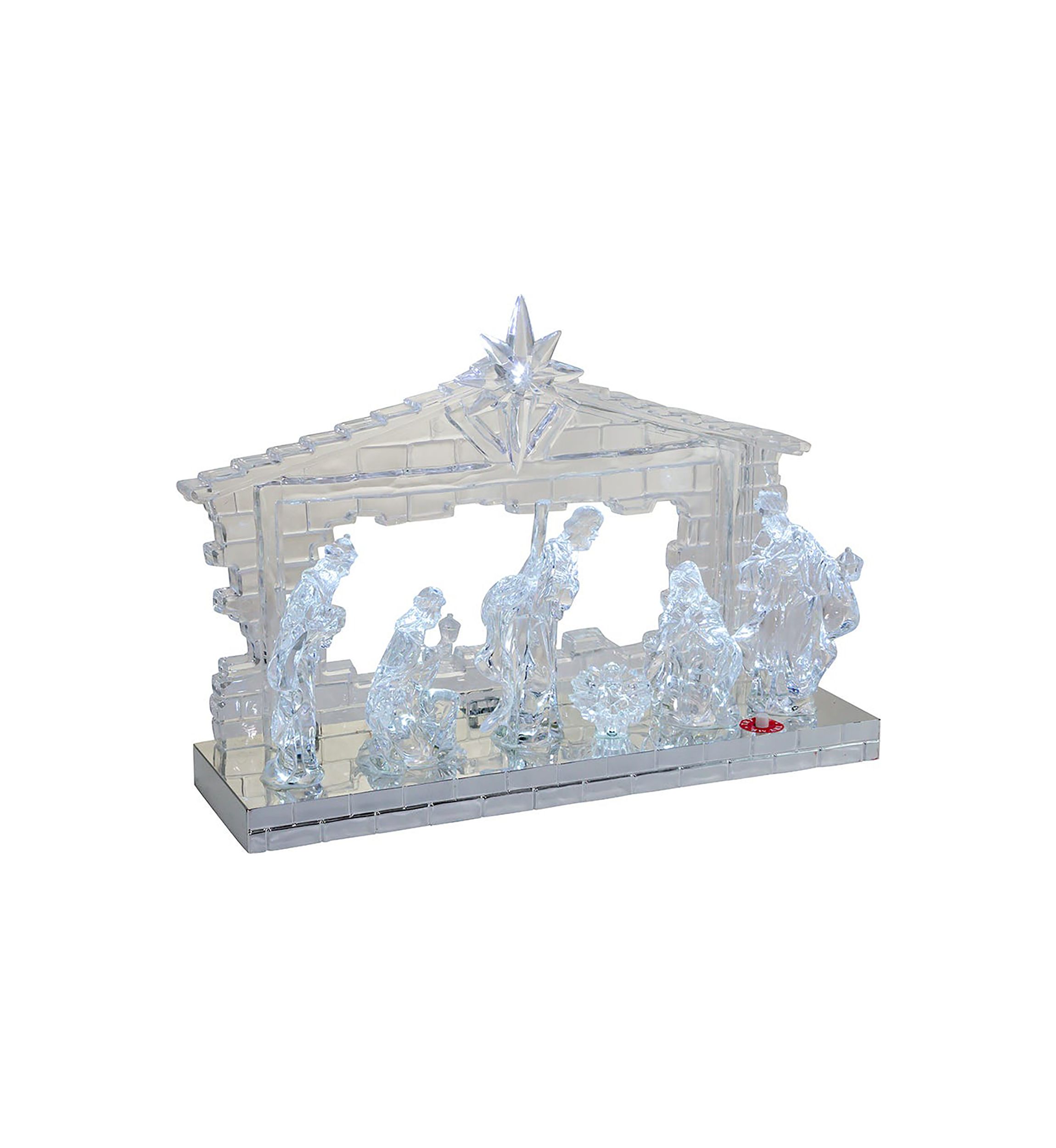 Clear Nativity Scene