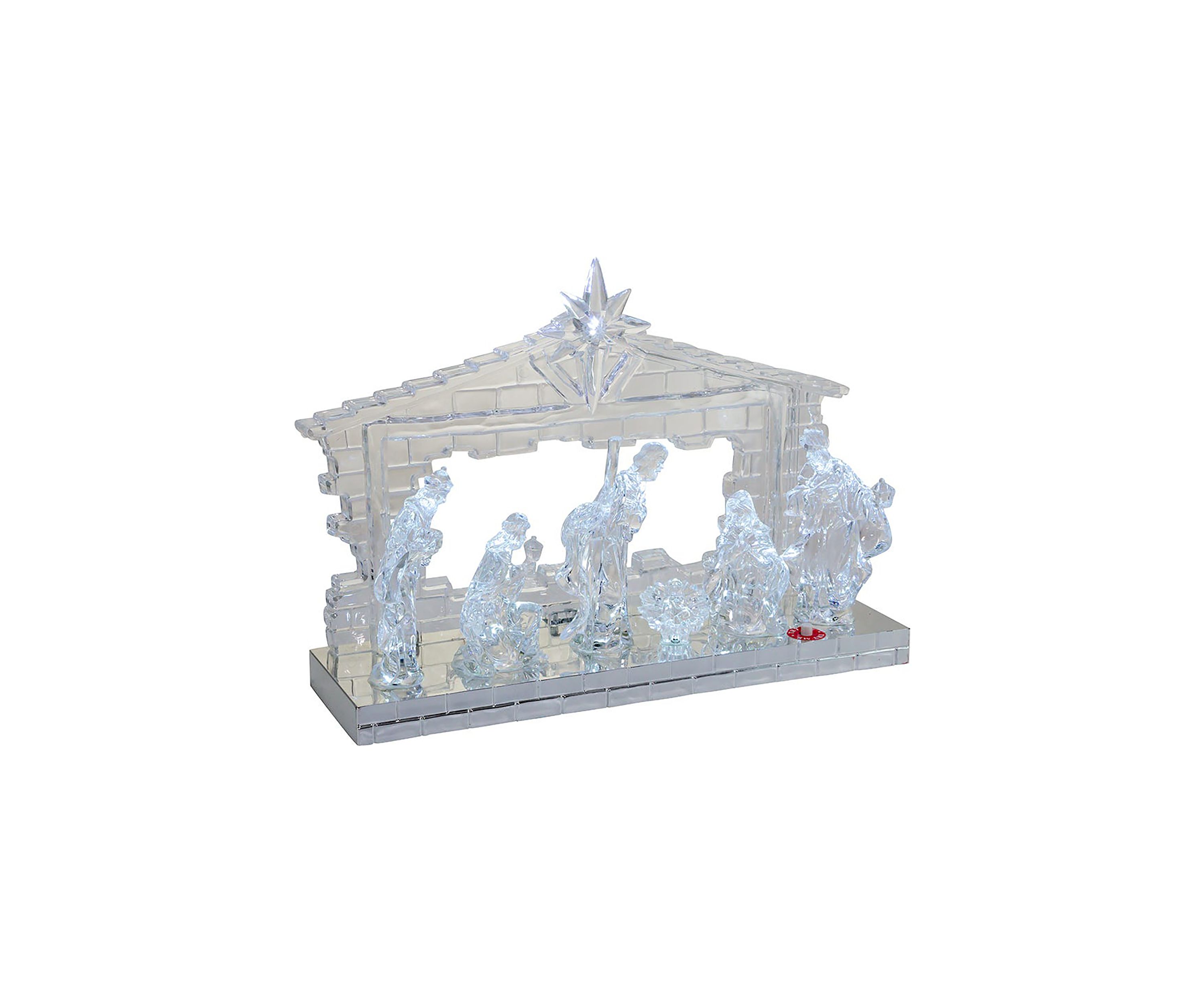Clear Nativity Scene