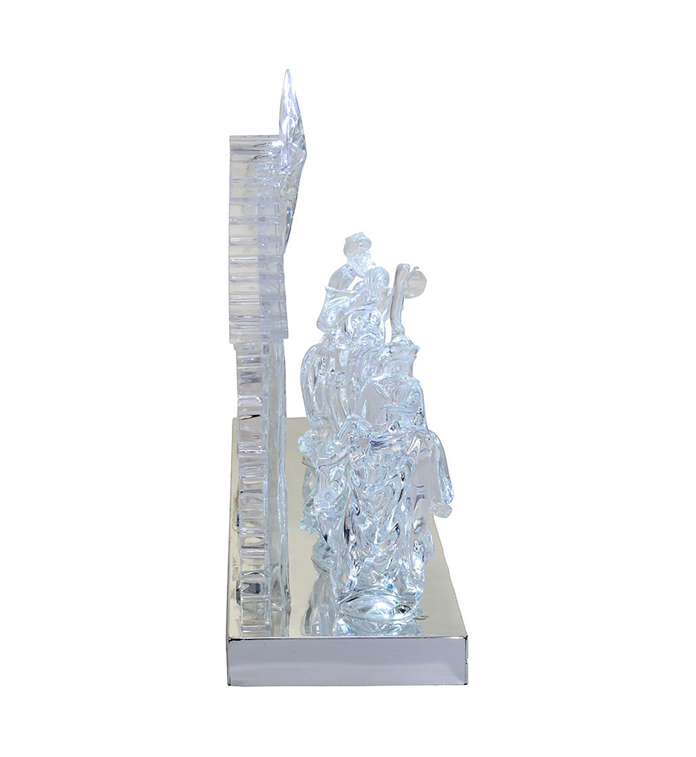 Clear Nativity Scene