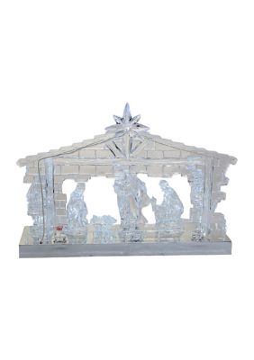 Clear Nativity Scene