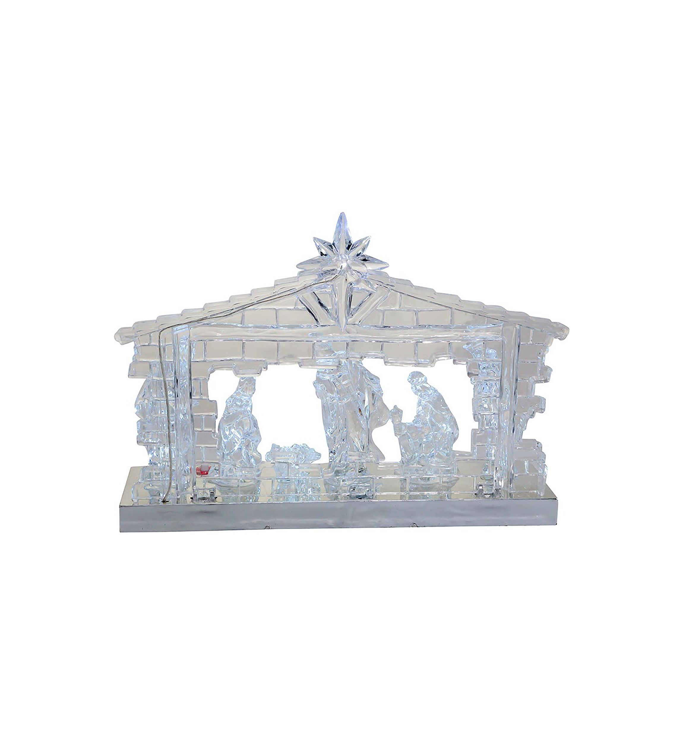 Clear Nativity Scene