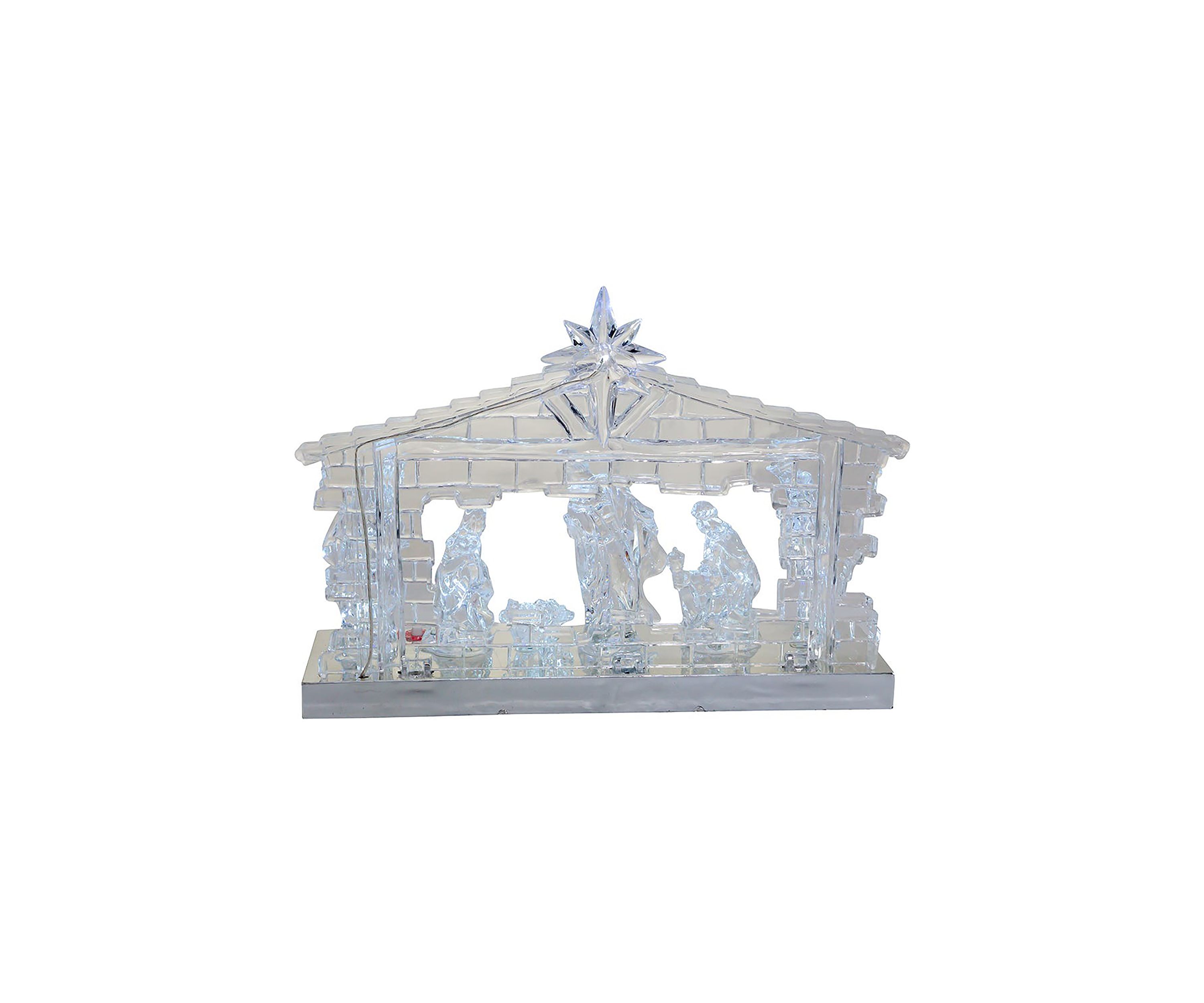 Clear Nativity Scene