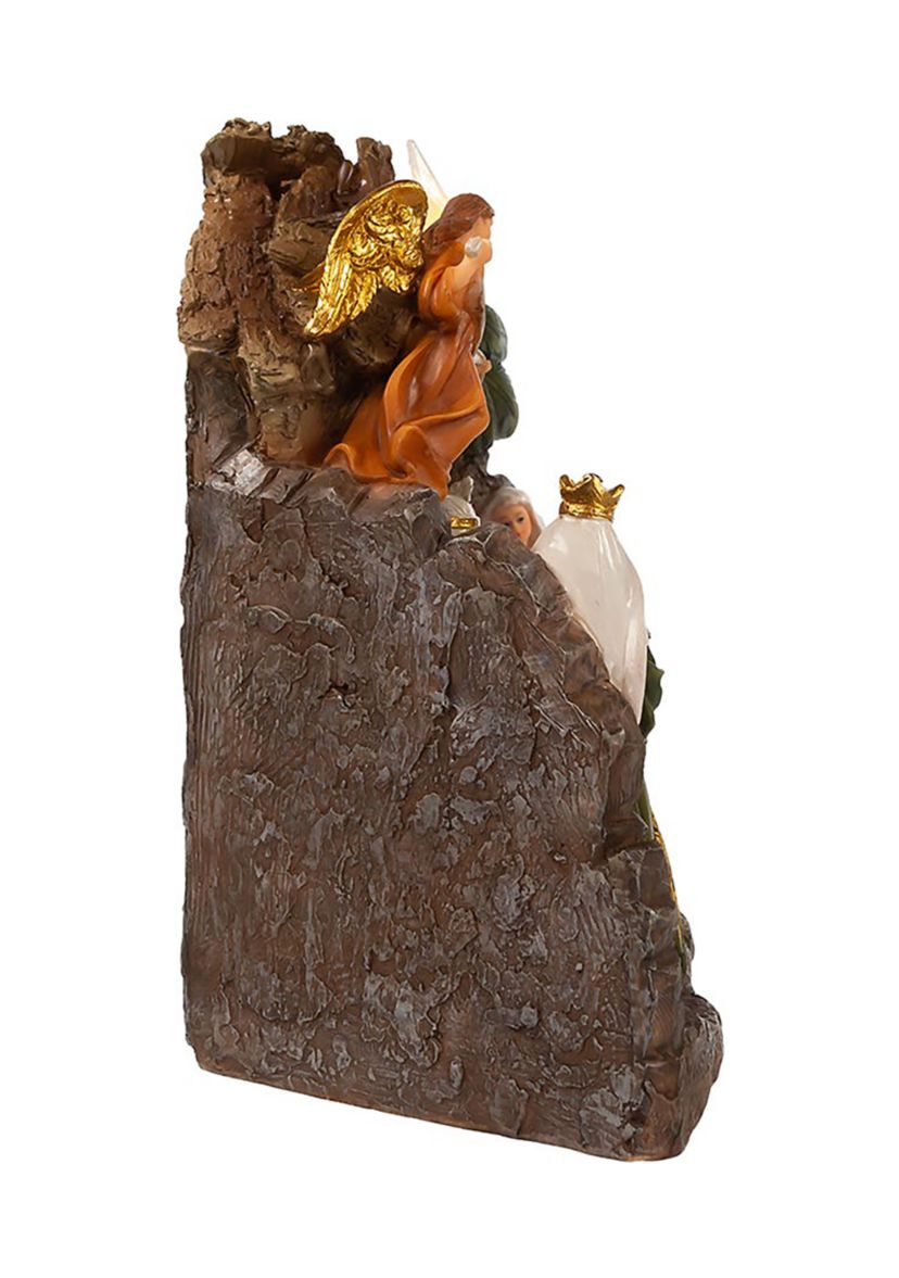 10.4-Inch Battery Operated Light-Up Nativity Table Piece