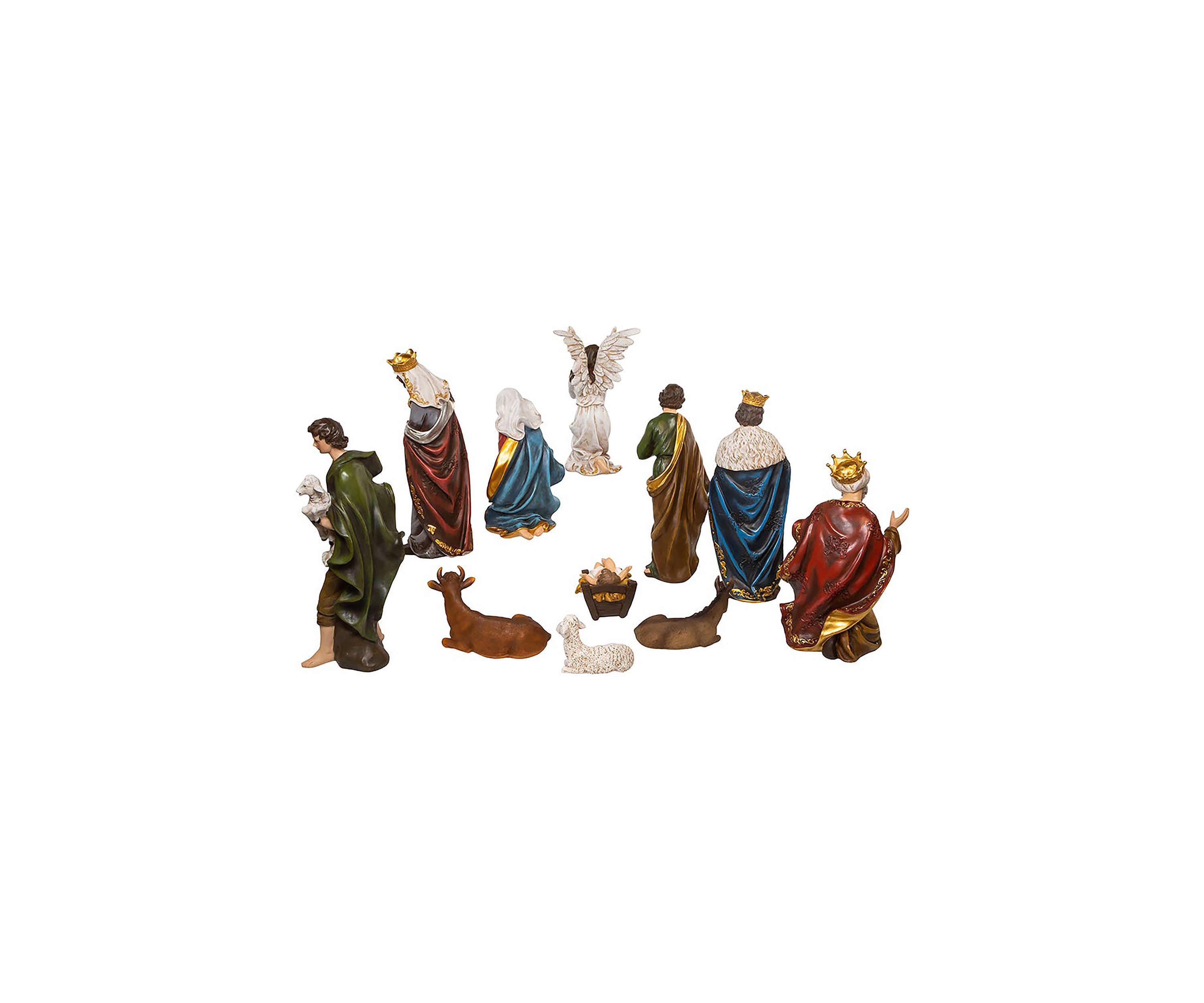15-Inch Resin Nativity Table Piece Set Of 11 Pieces