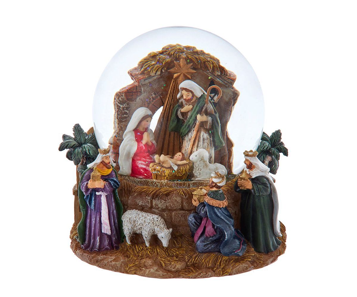 Kurt Adler 120mm Musical Nativity Water Globe